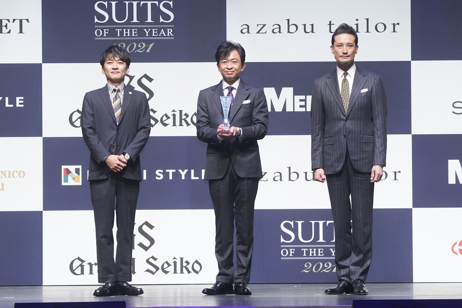 「SUITS OF THE YEAR 2021」アート＆カルチャー部門を受賞、授賞式に出席したTOKIO