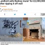 【海外発！Breaking News】バンクシー作品を壁ごと撤去し、私的に売却したビル所有者に地元民は激怒「自分勝手すぎる！」（英）＜動画あり＞