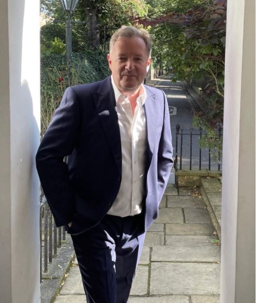 ヘンリー王子を「恥知らずの偽善者」と批判したピアース・モーガン（画像は『Piers Morgan　2021年9月16日付Instagram「Is it going back to work day?」』のスクリーンショット）