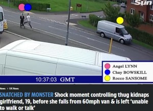 【海外発！Breaking News】カメラが捉えた連れ去りの瞬間　女性はその後、車から転落し脳に障がい（英）＜動画あり＞