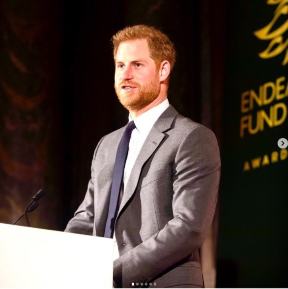 英内務省との法廷での対決が始まったヘンリー王子（画像は『The Duke and Duchess of Sussex　2019年12月9日付Instagram「Spotlight on: Endeavour Fund」』のスクリーンショット）