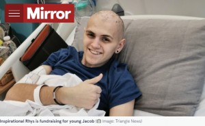 【海外発！Breaking News】「僕はもう長くはない」19歳男性、がんの6歳男児に貯金を寄付し「最期にこの子を助けたい」（英）