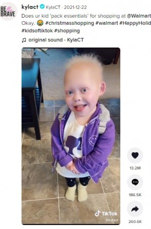 【海外発！Breaking News】1歳児の体を持つ8歳女児、3つの難病と闘いながら笑顔と元気を届けTikTokスターに（カナダ）＜動画あり＞