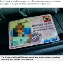 【海外発！Breaking News】暴走車の21歳男、19年前に交付のレゴランドの運転免許証で運転（英）