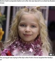 【海外発！Breaking News】「なぜロシア人は私を撃ったの？」銃撃で腕を切断、父を失った9歳少女の言葉が重い（ウクライナ）