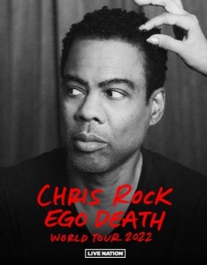 スタンダップコメディのツアーを開始したクリス（画像は『Chris Rock　2022年2月22日付Instagram「Ego Death World Tour 2022 all new material introspective very personal and very funny .」』のスクリーンショット）