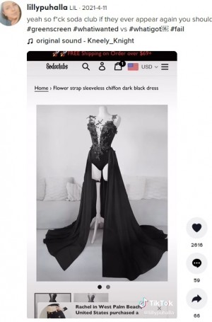 【海外発！Breaking News】ネットショッピングで大失敗　届いたウエディングドレスが「広告と違いすぎる！」（英）＜動画あり＞