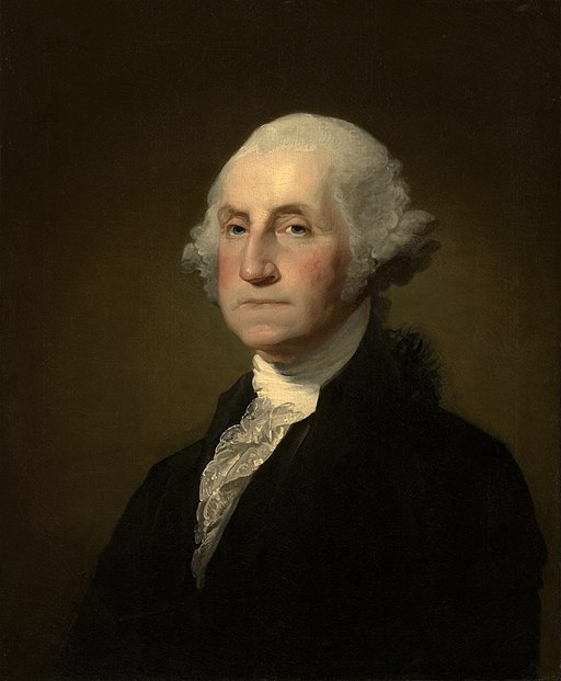 ジョージ・ワシントンの肖像画（画像は『ギルバート・スチュアート, Public domain, via Wikimedia Commons』より）