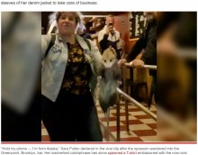 【海外発！Breaking News】ニューヨークのバーに迷い込んだオポッサム、つまみ出した女性に「彼女はヒーロー」と絶賛の声＜動画あり＞