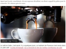 【海外発！Breaking News】「コーヒーの値段が高すぎる」客が警察に通報　カフェオーナーにおよそ13万円の罰金が科される（伊）