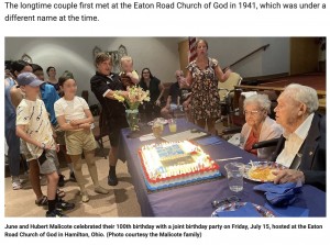 【海外発！Breaking News】共に100歳の誕生日を迎えた夫妻、79年の結婚生活の秘訣は「愛する人を傷つけないこと」（米）