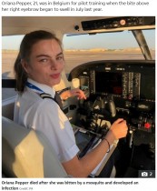 【海外発！Breaking News】パイロット訓練生の21歳女性、虫刺されによる感染症で死亡（英）