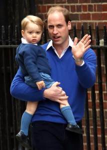 2歳になる前のジョージ王子とウィリアム王子（2015年5月撮影）