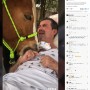 【海外発！Breaking News】事故で体が麻痺した男性、心を癒す馬に会い感極まる（ブラジル）＜動画あり＞