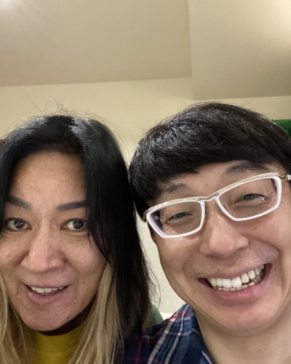 おしどり夫婦のジャガー横田と木下博勝氏（画像は『ジャガー横田（Jaguar yokota）　2022年5月19日付Instagram「おはようございます」』のスクリーンショット）