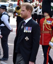 ヘンリー王子、女王の追悼儀式で着た軍服にショックを受ける　アンドルー王子の軍服との差に不満か