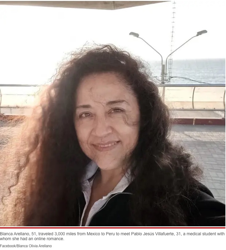 殺害された51歳のメキシコ人女性（画像は『New York Post　2022年11月25日付「Mexican woman allegedly killed for her organs after online courtship」（Facebook/Blanca Olivia Arellano）』のスクリーンショット）