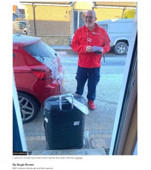 【海外発！Breaking News】ロストバゲージ被害に遭い諦めたスーツケース　5か月後に自宅へ届き仰天（スコットランド）