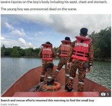 カヌーからさらった1歳男児を水中で食するワニ　父親の抵抗も虚しく（マレーシア）