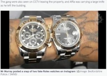 【海外発！Breaking News】偽物のロレックス腕時計を着用していた男性、強盗の標的になり殺害される（英）＜動画あり＞