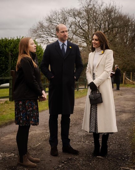 英サウス・ウェールズを訪問したウィリアム皇太子夫妻（画像は『The Prince and Princess of Wales　2023年2月28日付Instagram「Exciting news!」』のスクリーンショット）