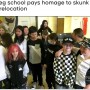 【海外発！Breaking News】スカンク出没で悪臭が充満　学校閉鎖で1週間ぶりに教室に戻ってきた児童たち（カナダ）