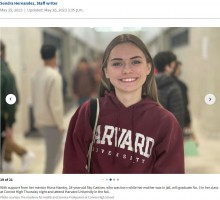 【海外発！Breaking News】「私は刑務所で生まれた」18歳女性、今秋から全額支給奨学金で名門ハーバード大学へ（米）