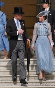 ウィリアム皇太子とキャサリン皇太子妃、2019年の「ロイヤルアスコット」に出席した時と同じ服で9日のガーデンパーティに登場した（画像は『The Royal Family　2023年5月9日付Instagram「8000 guests were welcomed to Buckingham Palace today for the second of the annual Garden Parties.」』のスクリーンショット）