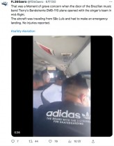【海外発！Breaking News】高度9100メートルの上空で小型ジェット機のドアが全開、乗客に怪我はなし（ブラジル）＜動画あり＞