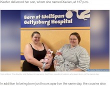 【海外発！Breaking News】一卵性双生児の姉妹、同じ日に同じ病院でそれぞれ第1子を出産（米）＜動画あり＞