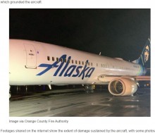 【海外発！Breaking News】アラスカ航空、熱帯暴風雨のなかハードランディング　乗客が恐怖を語る（米）＜動画あり＞