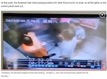 エレベーターが突然落下　乗客3人が宙に浮き、床に叩きつけられる（中国）＜動画あり＞
