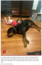 【海外発！Breaking News】行方不明になった2歳女児、森の中で見つかる　愛犬を枕にして眠っていた（米）