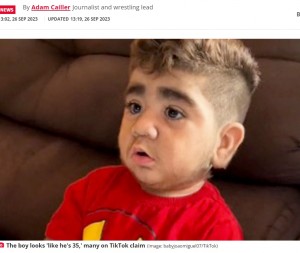 【海外発！Breaking News】「35歳？」「仕事帰り？」“濃い顔”で癒してくれる1歳男児がSNSで大人気（ブラジル）＜動画あり＞