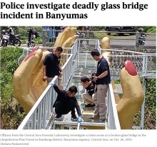 ガラスの橋の床崩落、観光客が転落死　地元では以前から安全を懸念する声も（インドネシア）＜動画あり＞