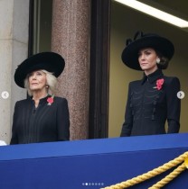 【イタすぎるセレブ達】キャサリン皇太子妃「リメンバランス・サンデー」で着用したイヤリングは故エリザベス女王のブローチか