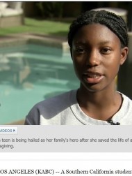 【海外発！Breaking News】プールで溺れた3歳児を15歳少女が救う「学校で心肺蘇生法を学んだところだった」（米）＜動画あり＞