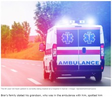 【海外発！Breaking News】死亡宣告された80歳男性　救急車に乗せられて走行中、道路のくぼみによる衝撃で息を吹き返す（印）