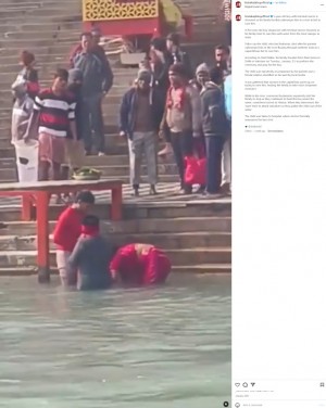 【海外発！Breaking News】末期がんの5歳男児をガンジス川で“清めた”家族　願いむなしく溺死させる（印）＜動画あり＞