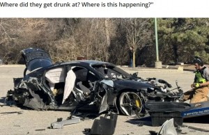 3人全員がシートベルトを締めていて、運転手と19歳の女性は軽傷で済んだ。しかし20歳の男性は車内に閉じ込められて重傷で、駆けつけた消防隊が大型油圧救助器具を使って救出した（『『FOX 2 Detroit　「VIDEO: Porsche flies through air as drunk driver loses control in Ann Arbor」』より）