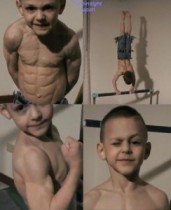 【イタすぎるセレブ達】今、ルーマニアの驚異の5歳、筋肉ムキムキ坊やがネットで大人気。
