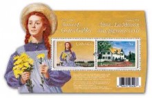 「赤毛のアン」出版100周年記念切手をカナダ郵政が発売。
